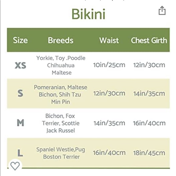 Fit Warm Dog bikini Leopard Print size Small - Picture 3 of 4